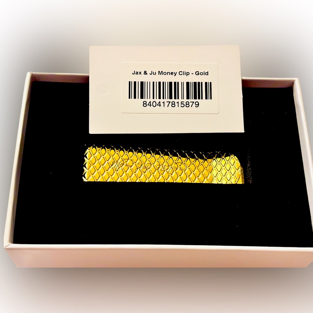 New Jax & Ju Money Clip - Gold